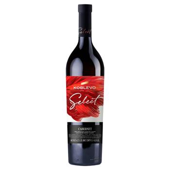 Koblevo Select Cabernet Red Dry Wine 13% 0.75l