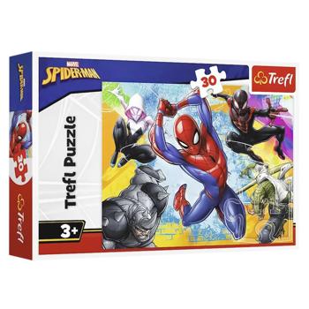 Пазл Trefl Spiderman Цвета Человека-Паука 30 элементов