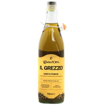 Масло оливковое Costa d'Oro Il Grezzo нерафинированное 0,75л