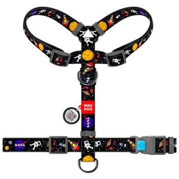 Waudog Nylon H-Shaped Harness for Dogs with QR Passport 30-40cm/15mm with Nasa Design - buy, prices for MasterZoo - photo 2
