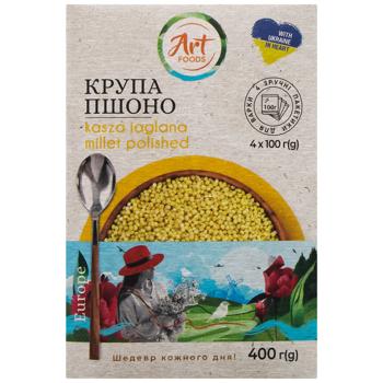 Art Foods Polished Millet 4*100g - buy, prices for COSMOS - photo 2