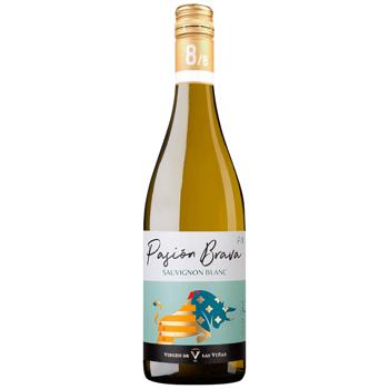 Вино Pasion Brava Sauvignon Blanc біле сухе 0.75л 10.5-15.0% - купити, ціни на AlcoHub - фото 1