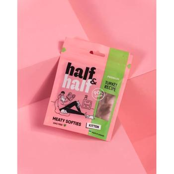 Ласощі для кошенят Half&Half Meaty Softies з індичкою 50г - купити, ціни на - фото 4