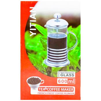 Френч-прес 600мл - купити, ціни на Чудо Маркет - фото 2