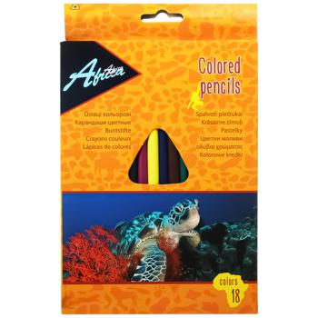 Олівці Economix Africa кольорові 18 кольорів - купити, ціни на Auchan - фото 2