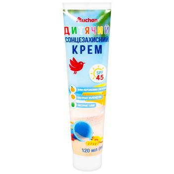 Auchan Sunscreen SPF45 120ml