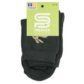 Premier Socks Terry Kid's Socks with Bunny s.16-18 Khaki