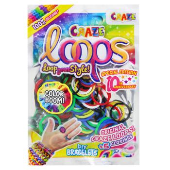 Набор для творчества Craze Loops Резиночки для плетения 100шт в ассортименте - купить, цены на NOVUS - фото 6