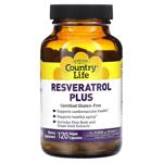 Ресвератрол Country Life Resveratrol Plus 120 капсул