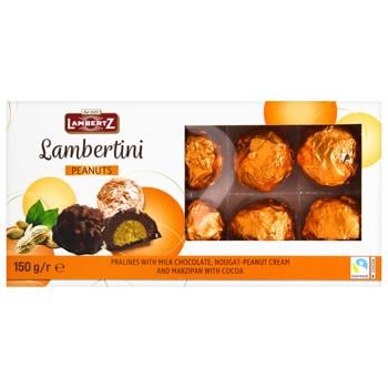 Конфеты Lambertz Lambertini арахисовая паста в молочном шоколаде 150г - купить, цены на NOVUS - фото 3