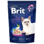 Корм сухий Brit Premium з куркою для котів 1,5кг
