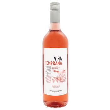 Вино Vina Temprana розовое сухое 13,5% 0,75л