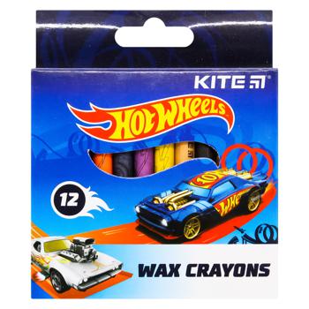 Мел восковой Kite Hot Wheel 12 цветов - купить, цены на ЕКО Маркет - фото 1