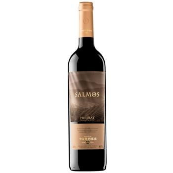 Вино Torres Salmos Priorat червоне сухе 14.5% 0,75л