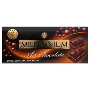 Шоколад черный Millennium пористый 85г