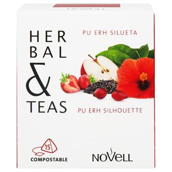 Чай Novell Herbal and Teas Пуер 15шт. И030 - купити, ціни на КОСМОС - фото 3