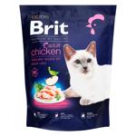 Корм сухой Brit Premium с курицей для взрослых кошек 300г