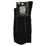 Premier Socks Elegant Men's Socks with Small Pattern s.27 Black
