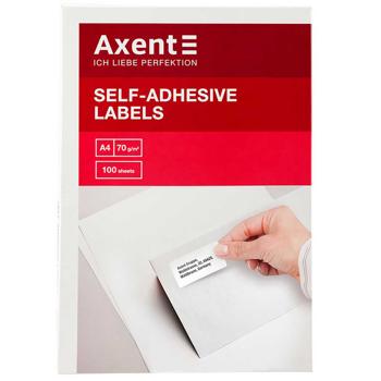 Axent Self-adhesive Labels 38.1x21.2mm 100 Sheets - buy, prices for METRO - photo 1
