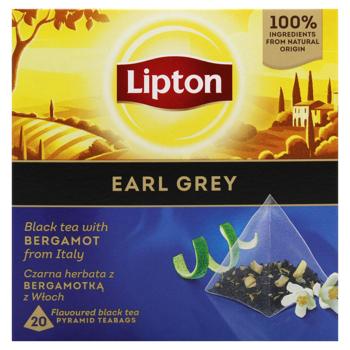 Чай черный Lipton Earl Grey 1,6г*20шт - купить, цены на Идеал - фото 3