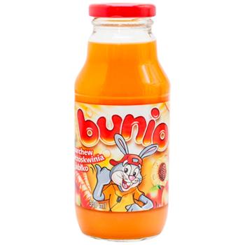 Сік Bunio морква-персик-яблуко 0,33л - купити, ціни на Grono - фото 1