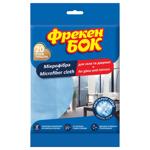 Салфетка Фрекен Бок для стекла и зеркал из микрофибы 35х35см