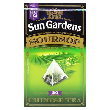 Sun Gardens Soursop Green Tea 2.5g*20pcs - buy, prices for MegaMarket - photo 2