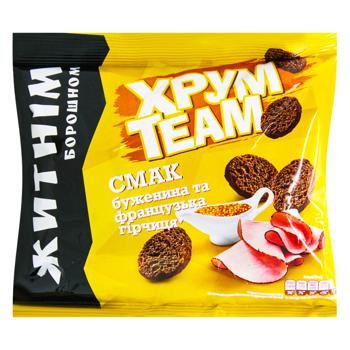KhrumTeam Rye Ham and French Mustard Flavored Crisps 90g