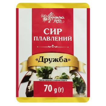 Ukrainska Zirka Druzhba Processed Cheese 70g - buy, prices for Tavria V - photo 2
