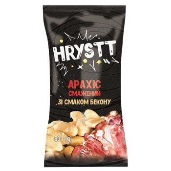 Hrystt Roasted Salted Peanuts with Bacon Flavour 50g
