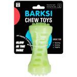 Іграшка для собак Barksi Chew Люмінесцентна гантель з пищалкою 5х13см