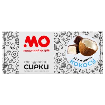 Molochniy Ostriv Coconut Glazed Curd Snack 26% 6*36g