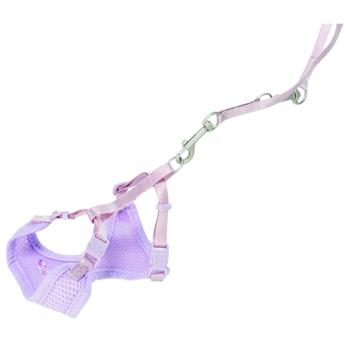 Trixie Soft Puppy Harness with Leash S–M 26-34cm/10mm 2m Light Lilac - buy, prices for MasterZoo - photo 3