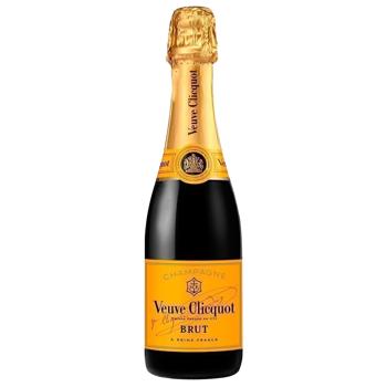 Шампанське Veuve Clicquot Brut біле брют 12% 0,375л