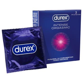Durex Intense Orgamic Condoms 3pcs - buy, prices for COSMOS - photo 1