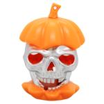 Orange Skull Lamp