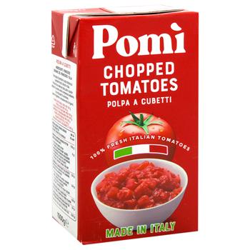 Томати Pomi очищені нарізані кубиками 1кг - купити, ціни на МегаМаркет - фото 2