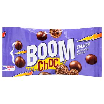 Boom Choc Dragee with Rice Balls in Milk Chocolate 30g - buy, prices for Torba - photo 1