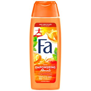 Гель для душа Fa Empowering Moments с ароматом цедры и базилика 250мл - купить, цены на Cупермаркет "Харьков" - фото 1