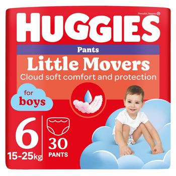 Підгузки-трусики Huggies Pants 6 Jumbo 15-25кг для хлопчиків 30шт