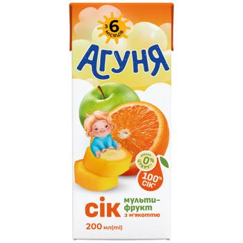 Agunya Multifruit Juice with Pulp 200ml - buy, prices for COSMOS - photo 1