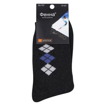 Fenna Cotton Men's Socks 41-47s - buy, prices for MegaMarket - photo 2