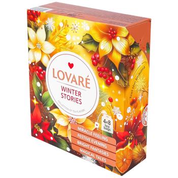 Lovare Winter Stories Black Tea 4 Varieties x 8pcs - buy, prices for ULTRAMARKET - photo 1
