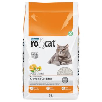 RoCat Orange Scented Bentonite Cat Litter 5l - buy, prices for Auchan - photo 1