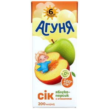 Ahunia Apple-Pear Juice From 6 Months 200ml - buy, prices for COSMOS - photo 1