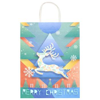 New Year's Paper Package in Assortment 26*33*12cm - buy, prices for ULTRAMARKET - photo 5