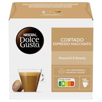 NESCAFÉ® DOLCE GUSTO® Cortado Espresso Macchiato Coffee Capsules 6,3g*16pcs - buy, prices for - photo 2
