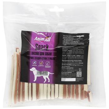 Ласощі для собак AnimAll Snack качині сендвіч-стіки з рибою 500г - купити, ціни на Auchan - фото 1
