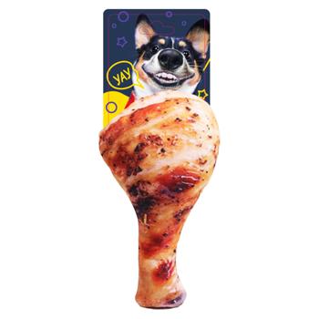 Іграшка для собак DGT-Pets Куряча ніжка з пищалкою 9х9х20см