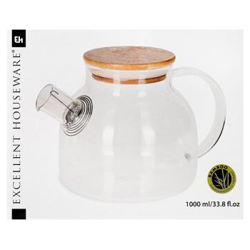 Чайник заварювальний Excellent Houseware 1л - купити, ціни на NOVUS - фото 1